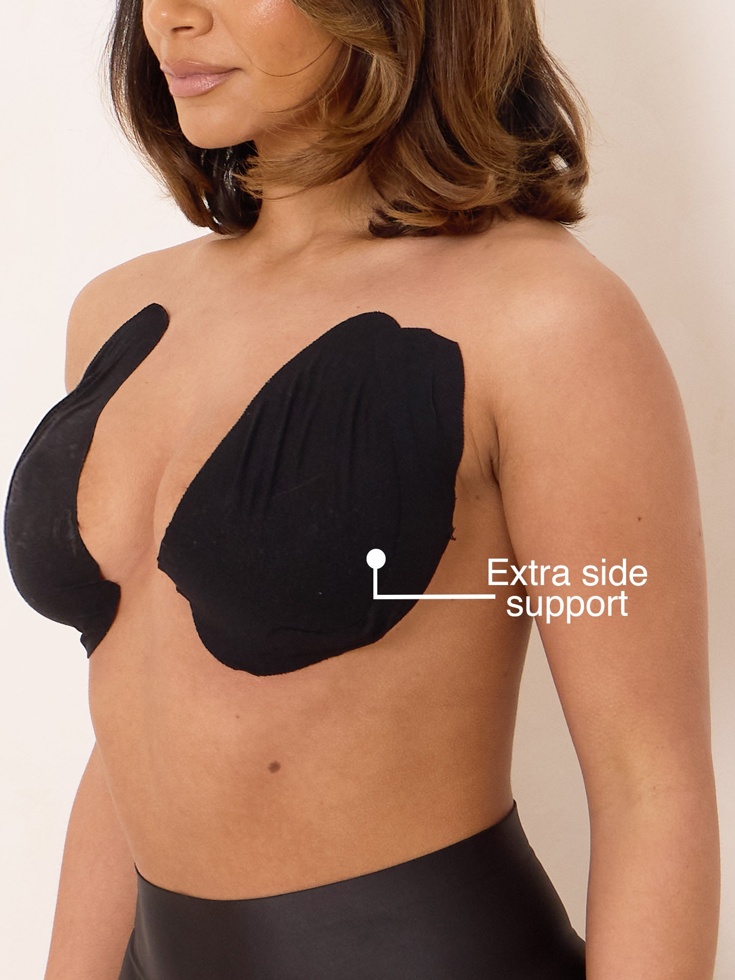 Cleavage Sculpting Body Tape Strips BLACK