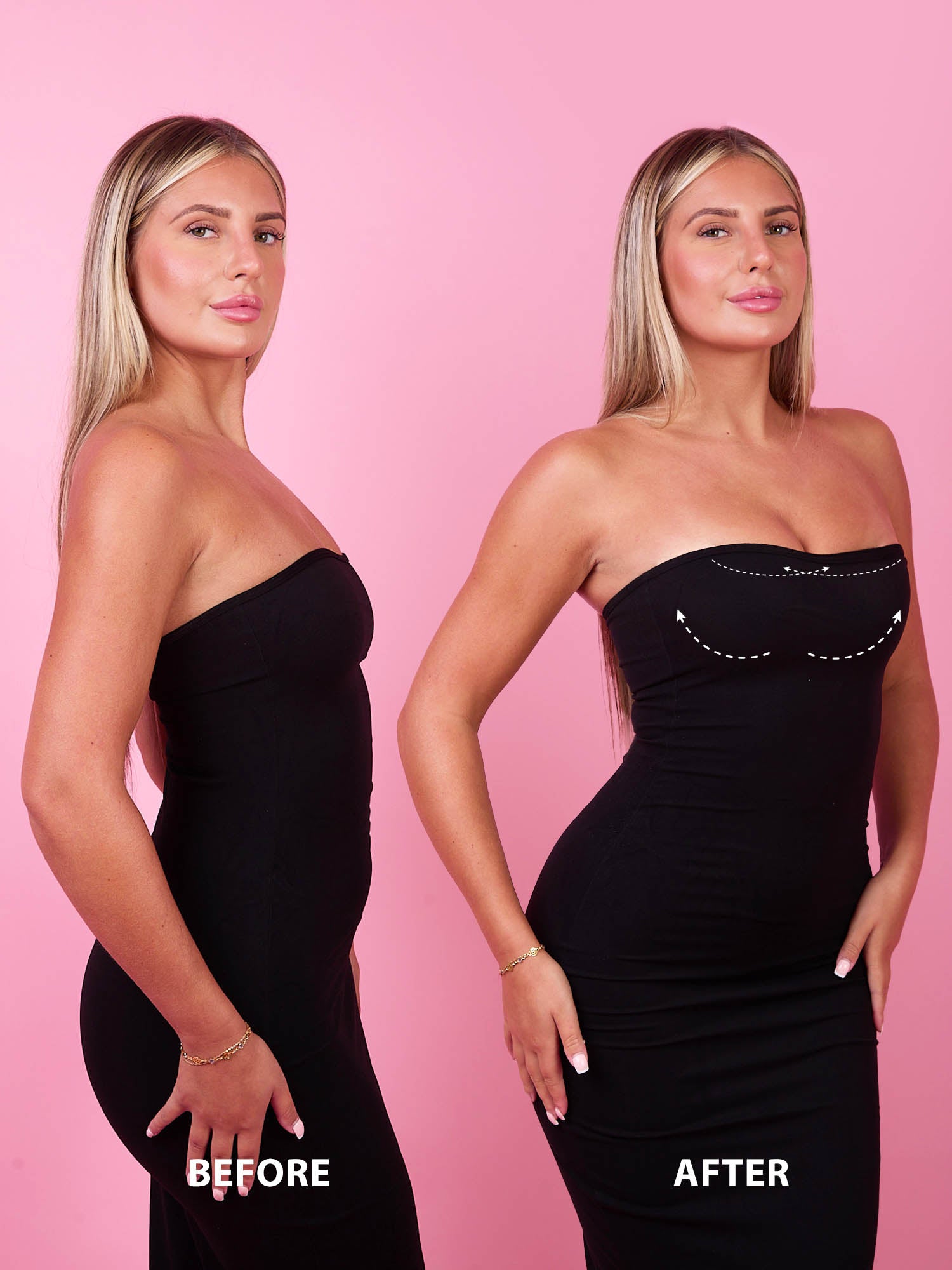 Deep Plunge Adhesive Bra-Black