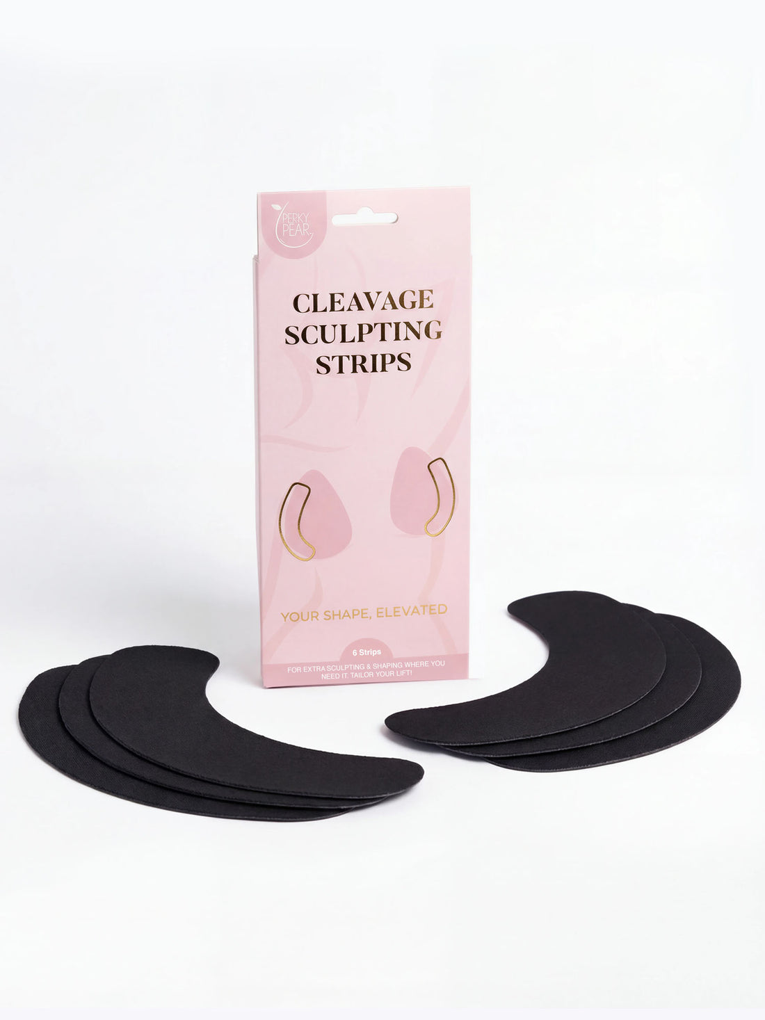 Cleavage Sculpting Body Tape Strips BLACK