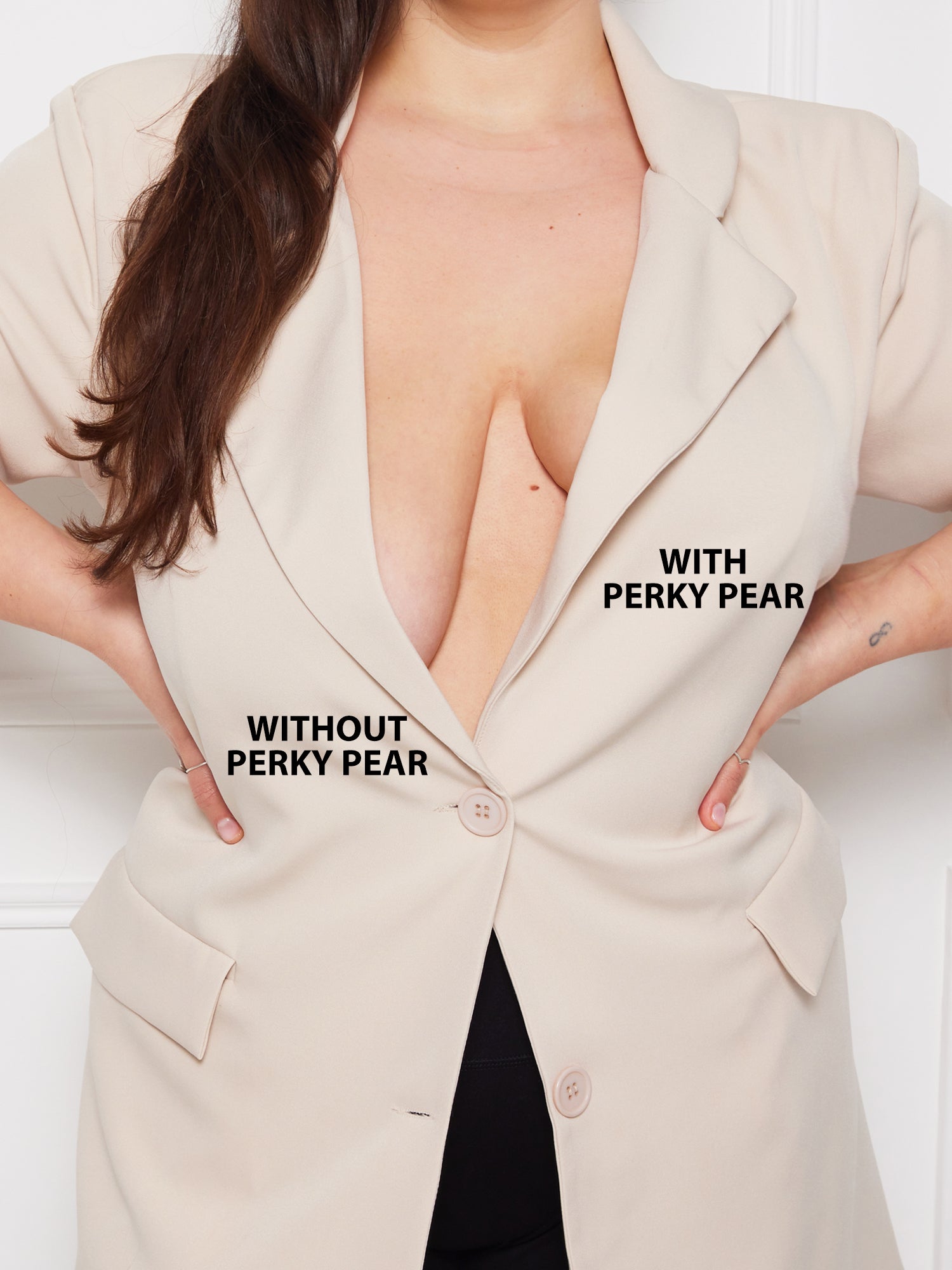 Original Lift & Shape Bra Tape By Perky Pear® BLACK-A-H Cups