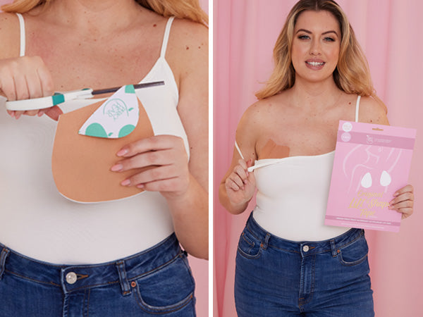 Original Lift & Shape Bra Tape By Perky Pear® BEIGE- A-H Cups