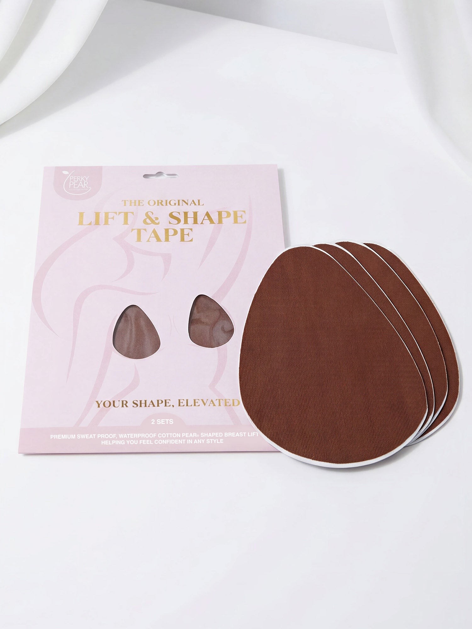 Original Lift &amp; Shape Bra Tape By Perky Pear® BROWN-A-G Cups