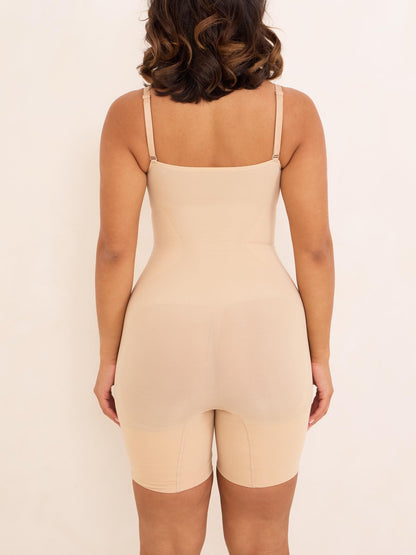 360Sculpt™ Bust Support Body Suit-BEIGE