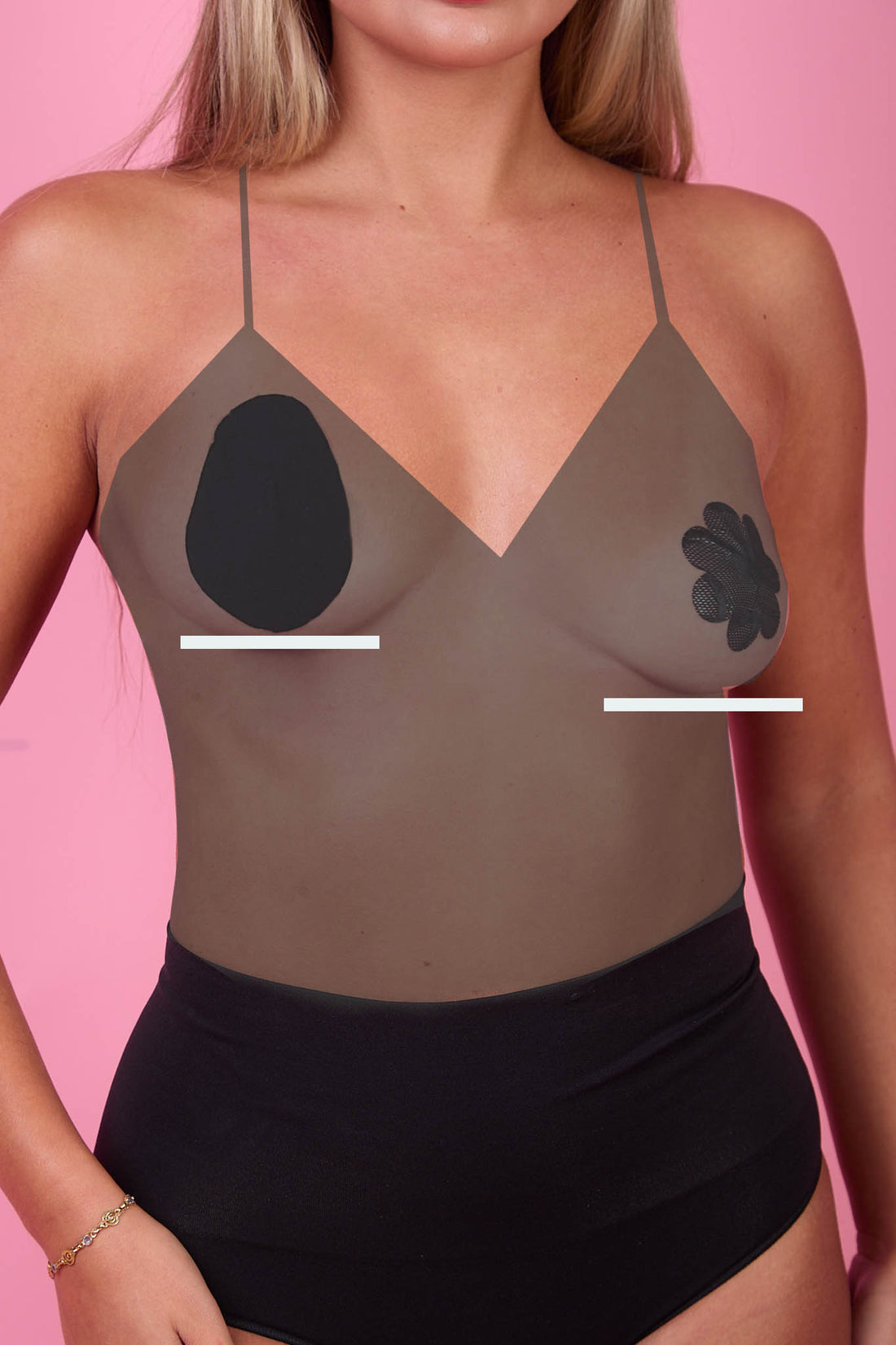 Mini Lifts- Adhesive Tape By Perky Pear® BLACK