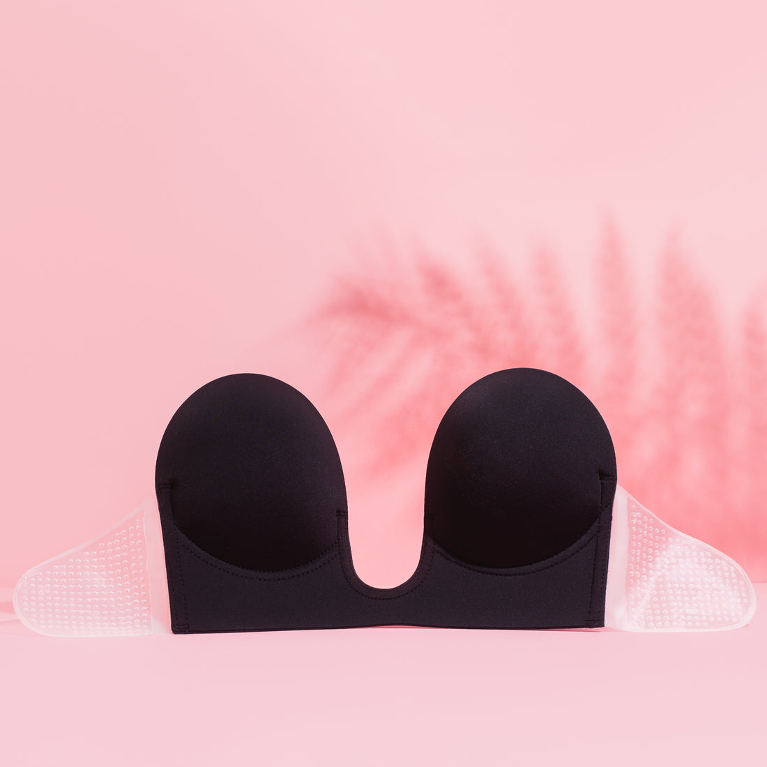 Deep Plunge Adhesive Bra-Black