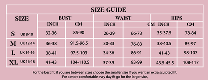 360Sculpt™ Bust Support Body Suit-BLACK