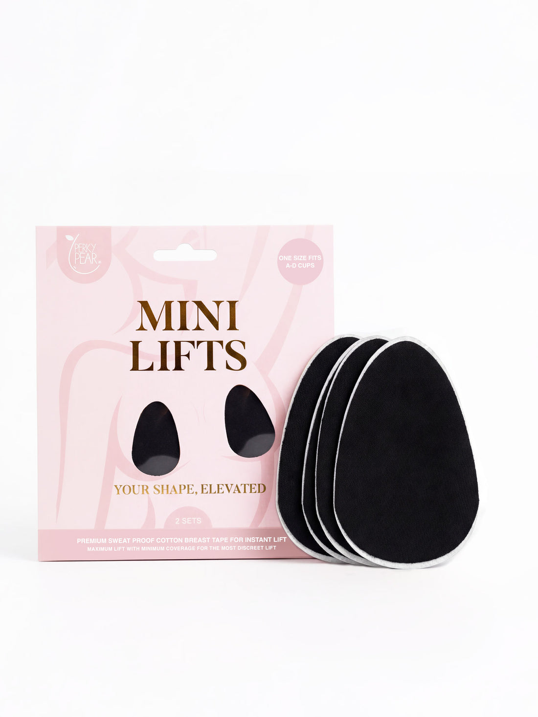 Mini Lifts- Adhesive Tape By Perky Pear® BLACK
