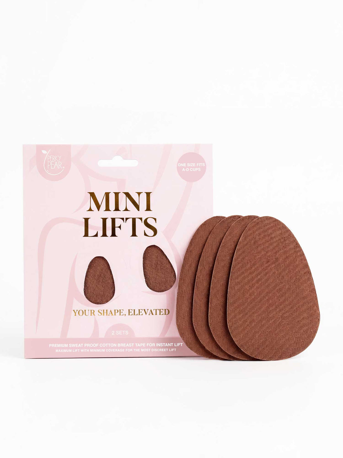 Mini Lifts- Adhesive Tape By Perky Pear® BROWN