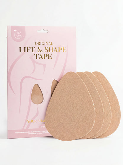 Original Lift &amp; Shape Bra Tape By Perky Pear® BEIGE- A-H Cups